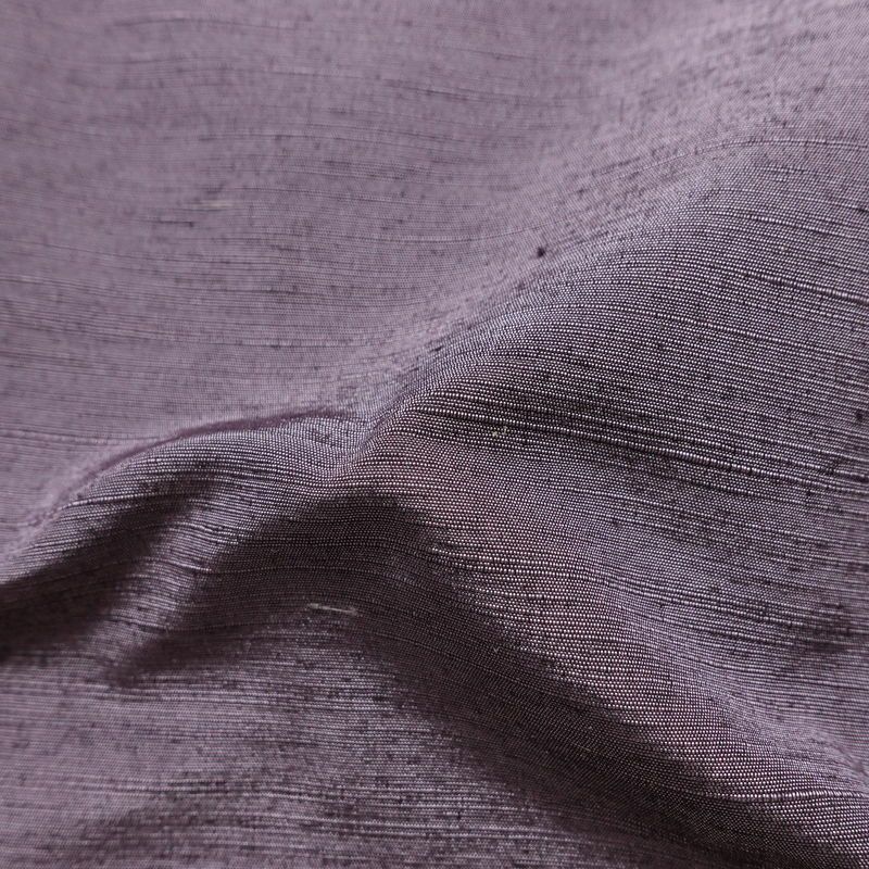 紬 正絹 無地 袷仕立て 身丈155.5cm 裄丈63.5cm リサイクル着物 一部しつけ糸付き 着物 紫・藤色_画像21