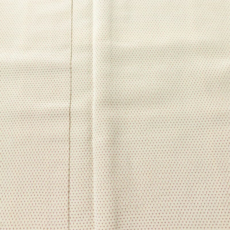 紬 しつけ糸付き 正絹 古典柄 袷仕立て 身丈158.5cm 裄丈65cm リサイクル着物 着物 クリーム_画像6