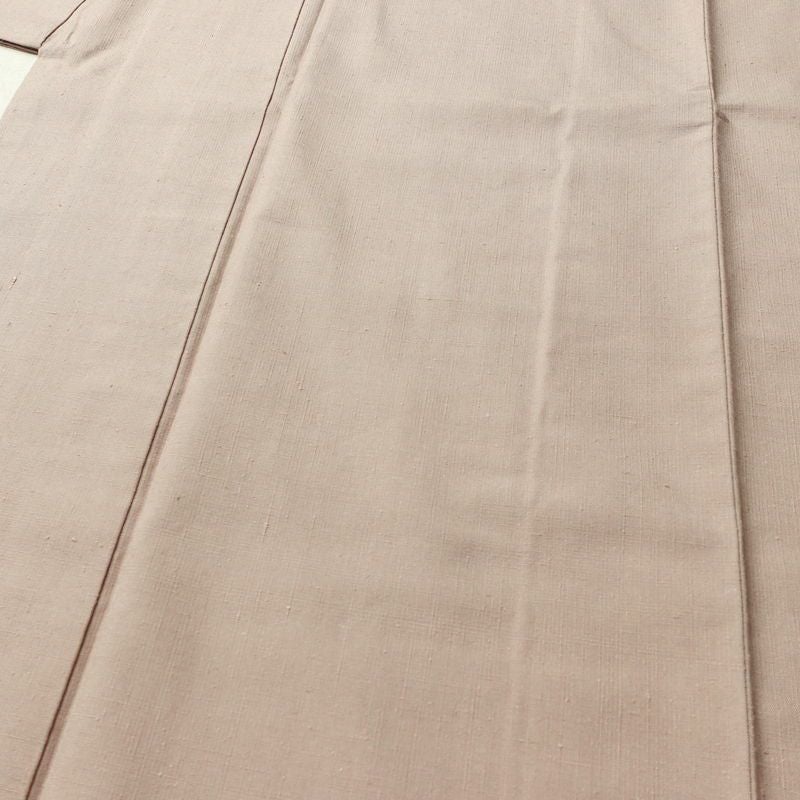 紬 バチ衿仕立て 正絹 無地 袷仕立て 身丈148cm 裄丈64cm リサイクル着物 着物 シンプル 小豆・エンジ_画像5