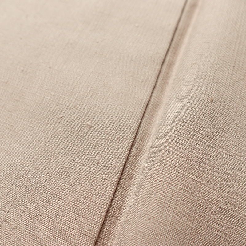 紬 バチ衿仕立て 正絹 無地 袷仕立て 身丈148cm 裄丈64cm リサイクル着物 着物 シンプル 小豆・エンジ_画像10