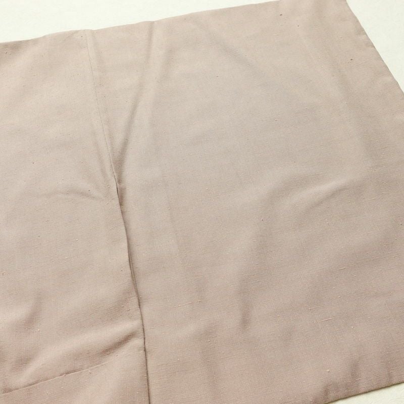 紬 バチ衿仕立て 正絹 無地 袷仕立て 身丈148cm 裄丈64cm リサイクル着物 着物 シンプル 小豆・エンジ_画像14