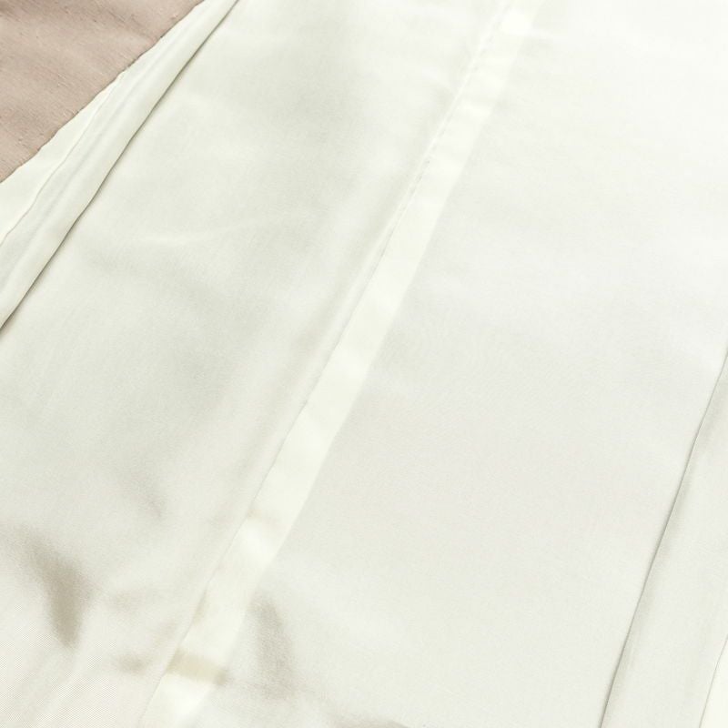 紬 バチ衿仕立て 正絹 無地 袷仕立て 身丈148cm 裄丈64cm リサイクル着物 着物 シンプル 小豆・エンジ_画像19