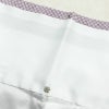 小紋 ポリエステル 古典柄 袷仕立て 身丈157cm 裄丈66.5cm リサイクル着物 着物 紫・藤色_画像18
