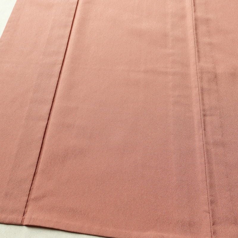 単衣 色無地 良品 正絹 無地 単衣仕立て 身丈165.5cm 裄丈67cm リサイクル着物 着物 お茶会 シンプル ピンク_画像4