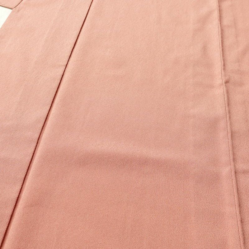単衣 色無地 良品 正絹 無地 単衣仕立て 身丈165.5cm 裄丈67cm リサイクル着物 着物 お茶会 シンプル ピンク_画像5