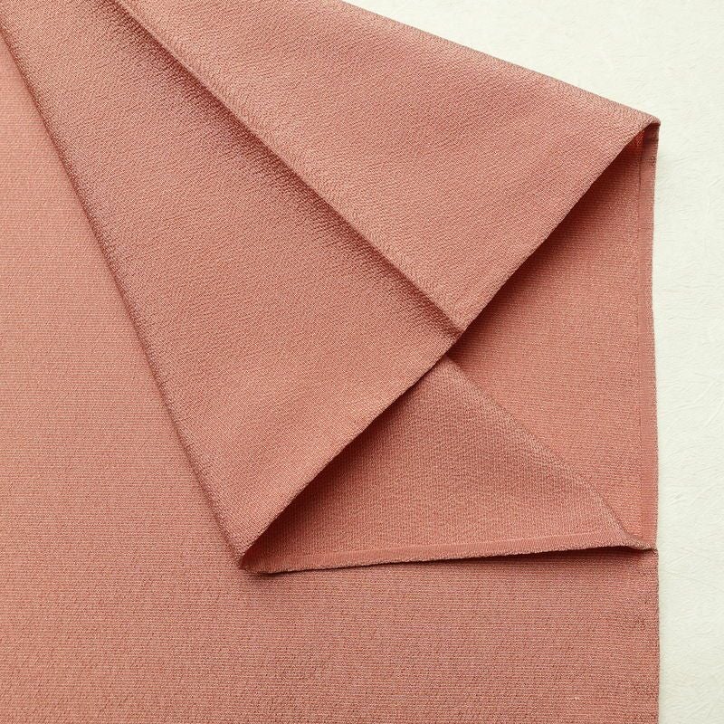 単衣 色無地 良品 正絹 無地 単衣仕立て 身丈165.5cm 裄丈67cm リサイクル着物 着物 お茶会 シンプル ピンク_画像13