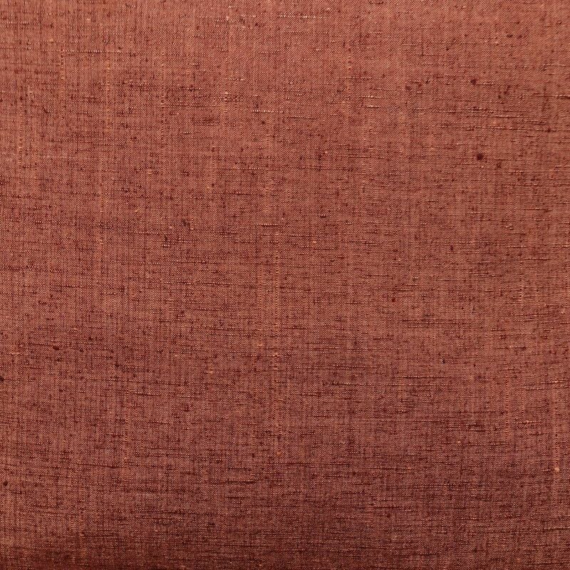 名古屋帯 全通柄 良品 正絹 無地 名古屋仕立て なごや帯 リサイクル帯 帯 紬地 赤・朱_画像2