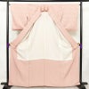 色無地 正絹 幾何学柄・抽象柄 袷仕立て 身丈162cm 裄丈64.5cm リサイクル着物 着物 お茶会 フォーマル ピンク_画像3