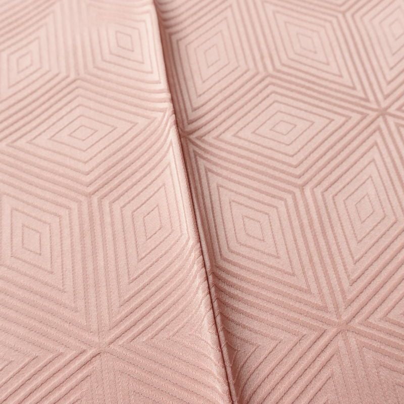 色無地 正絹 幾何学柄・抽象柄 袷仕立て 身丈162cm 裄丈64.5cm リサイクル着物 着物 お茶会 フォーマル ピンク_画像8