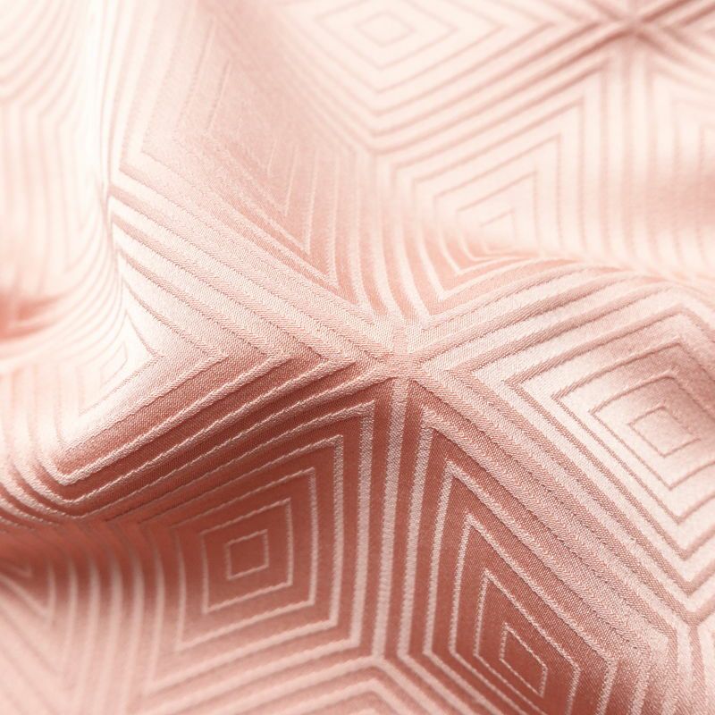 色無地 正絹 幾何学柄・抽象柄 袷仕立て 身丈162cm 裄丈64.5cm リサイクル着物 着物 お茶会 フォーマル ピンク_画像21