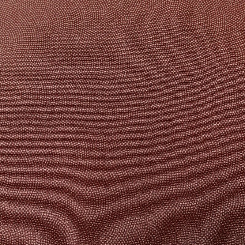 小紋 ポリエステル 鮫小紋 流水・波柄 袷仕立て 身丈160cm 裄丈66cm リサイクル着物 着物 小豆・エンジ_画像7