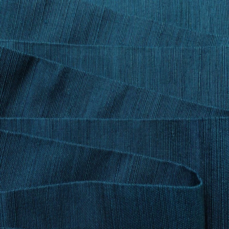 名古屋帯 太鼓柄 正絹 花柄 名古屋仕立て なごや帯 リサイクル帯 帯 モダン 青・紺_画像18