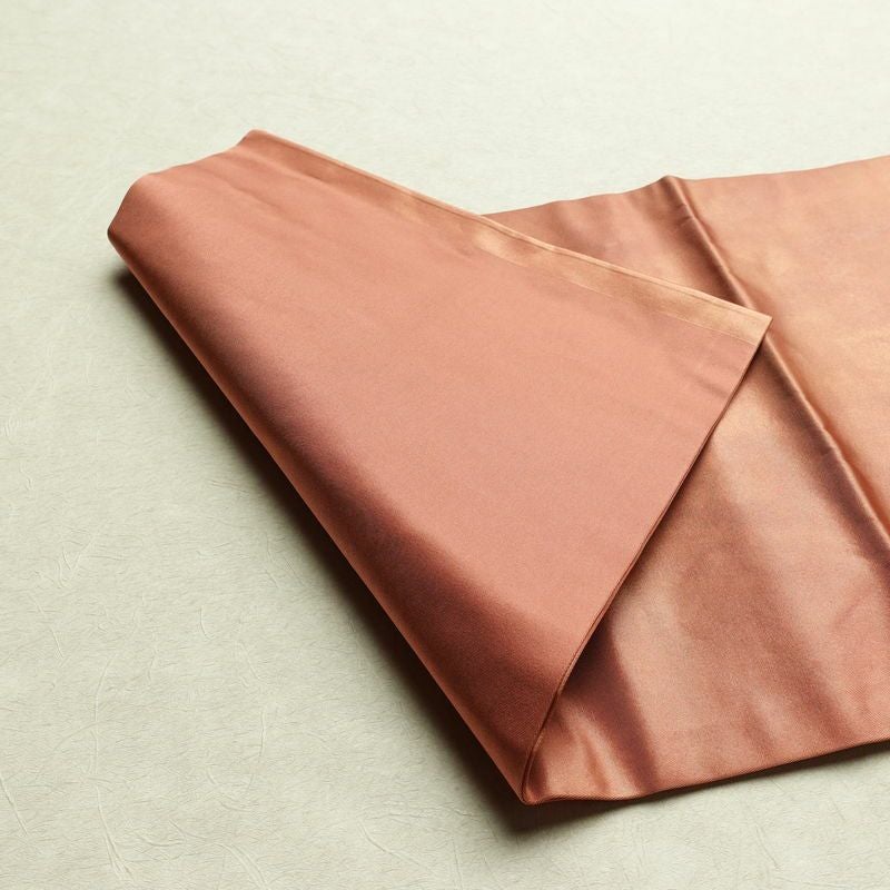 名古屋帯 太鼓柄 良品 正絹 花柄 名古屋仕立て なごや帯 リサイクル帯 帯 引箔 萩 菊 茶_画像10