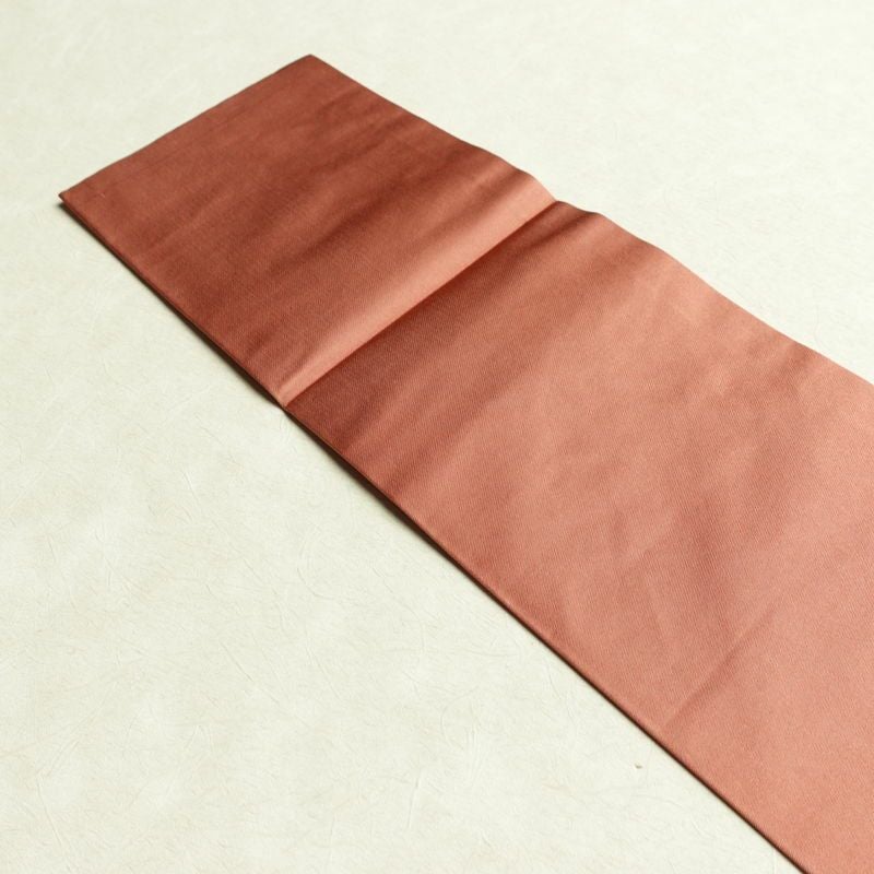 名古屋帯 太鼓柄 良品 正絹 花柄 名古屋仕立て なごや帯 リサイクル帯 帯 引箔 萩 菊 茶_画像16