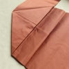 名古屋帯 太鼓柄 良品 正絹 花柄 名古屋仕立て なごや帯 リサイクル帯 帯 引箔 萩 菊 茶_画像19
