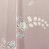 単衣 小紋 縮緬 正絹 花柄 単衣仕立て 飛び柄 身丈153cm 裄丈62.5cm 上品 くすみピンク ピンク_画像6