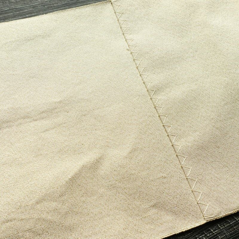 名古屋帯 太鼓柄 良品 つづれ織 正絹 古典柄 松葉仕立て なごや帯 リサイクル帯 帯 金通し クリーム_画像14