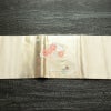 名古屋帯 太鼓柄 良品 正絹 古典柄 名古屋仕立て なごや帯 リサイクル帯 帯 引箔 扇子 ピンク_画像13