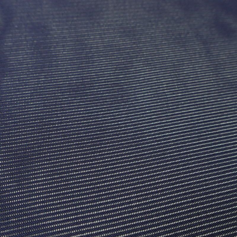 盛夏 色無地 良品 絽 しつけ糸付き ポリエステル 無地 単衣仕立て 身丈163.5cm 裄丈64cm リサイクル着物 着物 薄物 お茶会 シンプル 青・紺_画像7