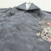 訪問着 良品 正絹 花柄 袷仕立て 身丈165cm 裄丈67cm リサイクル着物 着物 箔 共八掛 金彩 入学式 卒業式 七五三 お宮参り フォーマル 青・紺_画像17