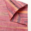 単衣 紬 良品 バチ衿仕立て 正絹 縞柄・線柄 単衣仕立て 身丈151.5cm 裄丈63cm リサイクル着物 着物 紬地 ピンク_画像13