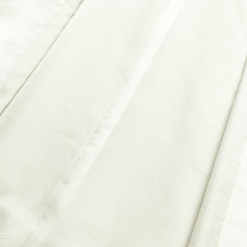 小紋 縮緬 飛び柄 混紡 幾何学柄・抽象柄 袷仕立て 身丈165cm 裄丈63cm リサイクル着物 着物 ベージュ_画像19