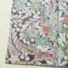 小紋 良品 総柄 正絹 花柄 袷仕立て 身丈158cm 裄丈65cm リサイクル着物 着物 金彩 紫・藤色_画像12