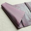 名古屋帯 六通柄 正絹 その他の柄 名古屋仕立て なごや帯 リサイクル帯 帯 刺繍 シンプル おしゃれ 茄子 ポケット付き 紫・藤色_画像9