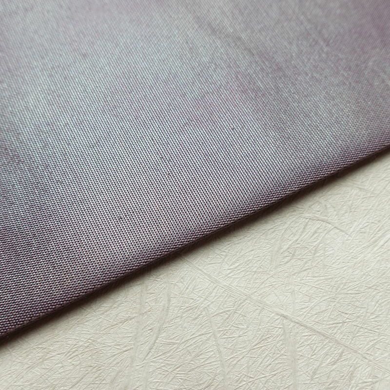 名古屋帯 六通柄 正絹 その他の柄 名古屋仕立て なごや帯 リサイクル帯 帯 刺繍 シンプル おしゃれ 茄子 ポケット付き 紫・藤色_画像11