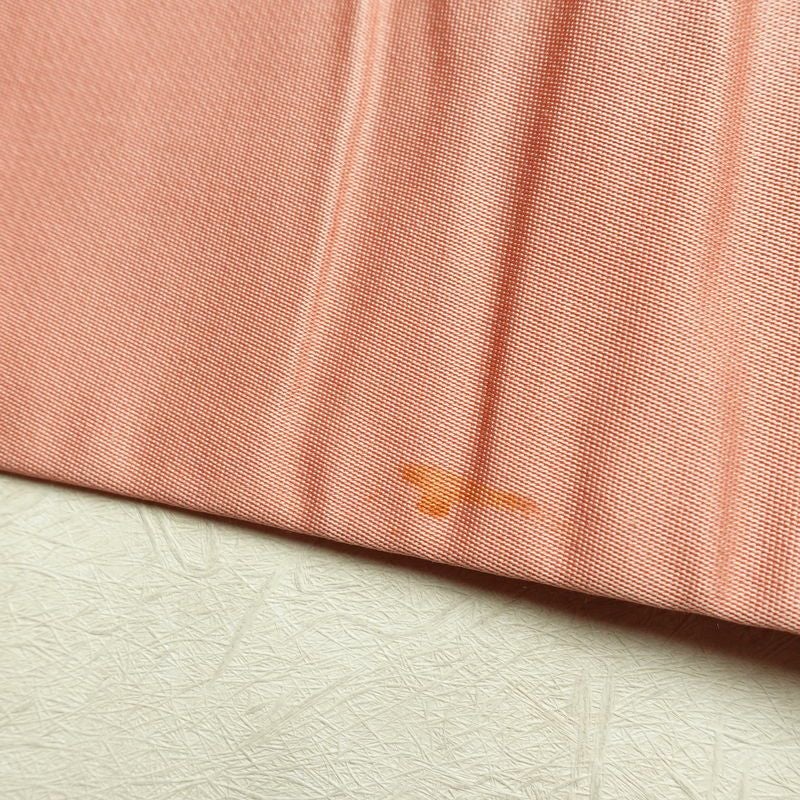 名古屋帯 本金箔 二重織 太鼓柄 正絹 古典柄 名古屋仕立て なごや帯 リサイクル帯 帯 箔 扇子 松 菊 ピンク_画像17