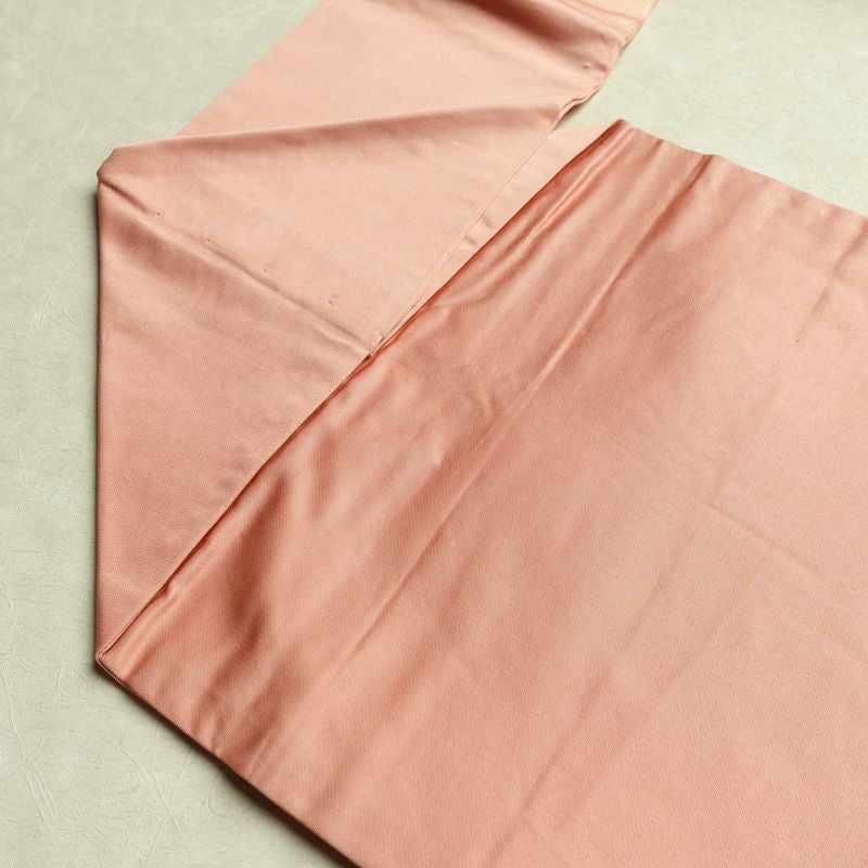 名古屋帯 本金箔 二重織 太鼓柄 正絹 古典柄 名古屋仕立て なごや帯 リサイクル帯 帯 箔 扇子 松 菊 ピンク_画像20