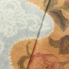 付け下げ 相良刺繍 絞り 正絹 花柄 袷仕立て 身丈157cm 裄丈65cm リサイクル着物 着物 刺繍 紬地 ベージュ_画像11