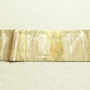 名古屋帯 六通柄 良品 正絹 古典柄 名古屋仕立て なごや帯 リサイクル帯 帯 箔 引箔 扇子 ベージュ_画像14