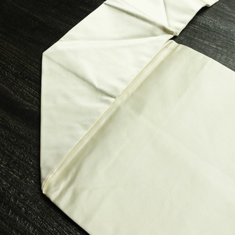 名古屋帯 太鼓柄 良品 正絹 流水・波柄 名古屋仕立て なごや帯 リサイクル帯 帯 引箔 金糸 クリーム_画像18