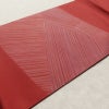 名古屋帯 太鼓柄 良品 正絹 幾何学柄・抽象柄 名古屋仕立て なごや帯 リサイクル帯 帯 ピンク_画像10