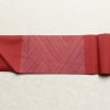 名古屋帯 太鼓柄 良品 正絹 幾何学柄・抽象柄 名古屋仕立て なごや帯 リサイクル帯 帯 ピンク_画像12