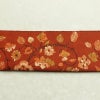 名古屋帯 六通柄 良品 正絹 人物・動物柄 松葉仕立て なごや帯 リサイクル帯 帯 紬地 橙_画像14