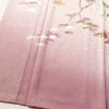 訪問着 良品 正絹 風景柄 袷仕立て 身丈160.5cm 裄丈66.5cm リサイクル着物 着物 箔 金彩 入学式 卒業式 七五三 お宮参り フォーマル 上品 松竹梅 ピンク_画像4