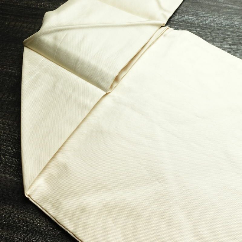 名古屋帯 太鼓柄 正絹 花柄 名古屋仕立て なごや帯 リサイクル帯 帯 刺繍 金糸 紅葉 菖蒲 白_画像19