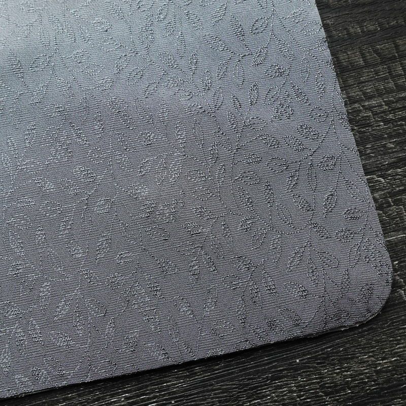 付け下げ 良品 落款入り 一つ紋付き 正絹 木の葉・植物柄 袷仕立て 身丈153.5cm 裄丈65cm リサイクル着物 着物 入学式 卒業式 フォーマル シンプル 上品 グレー_画像13