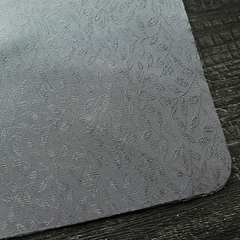 付け下げ 良品 落款入り 一つ紋付き 正絹 木の葉・植物柄 袷仕立て 身丈153.5cm 裄丈65cm リサイクル着物 着物 入学式 卒業式 フォーマル シンプル 上品 グレー_画像16