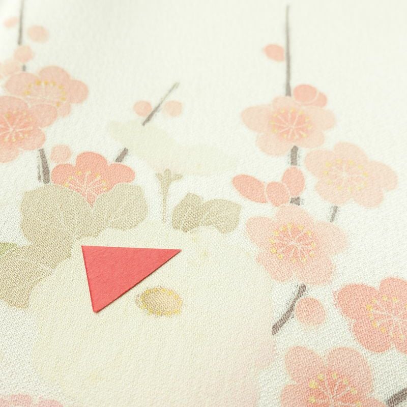 付け下げ トールサイズ 正絹 花柄 袷仕立て 身丈173cm 裄丈66.5cm リサイクル着物 着物 入学式 卒業式 七五三 お宮参り フォーマル 上品 菊 芍薬 クリーム_画像8