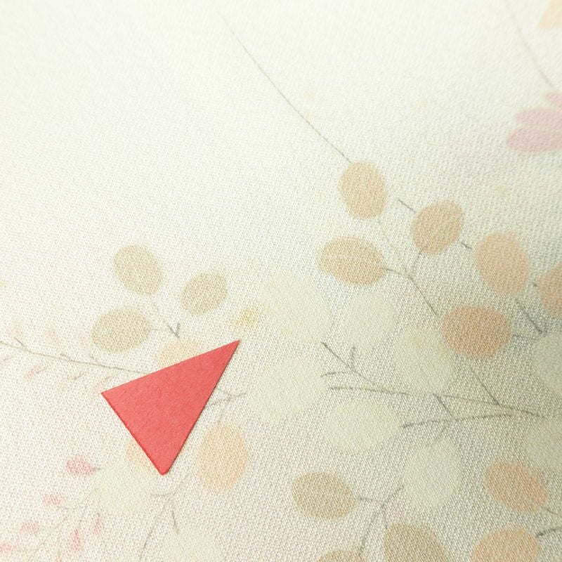 付け下げ トールサイズ 正絹 花柄 袷仕立て 身丈173cm 裄丈66.5cm リサイクル着物 着物 入学式 卒業式 七五三 お宮参り フォーマル 上品 菊 芍薬 クリーム_画像10