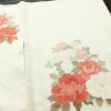 付け下げ トールサイズ 正絹 花柄 袷仕立て 身丈173cm 裄丈66.5cm リサイクル着物 着物 入学式 卒業式 七五三 お宮参り フォーマル 上品 菊 芍薬 クリーム_画像16