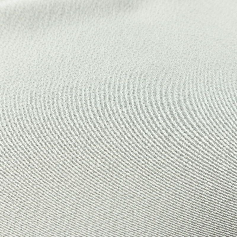 色無地 良品 落款入り 縮緬 一つ紋付き 正絹 無地 袷仕立て 身丈162.5cm 裄丈65cm リサイクル着物 着物 作家物 お茶会 上品 グレー_画像8