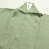 色無地 良品 落款入り 本草木染作家物 瑞寶 正絹 無地 袷仕立て 身丈154cm 裄丈63cm リサイクル着物 一部しつけ糸付き 着物 作家物 お茶会 緑・うぐいす色_画像17