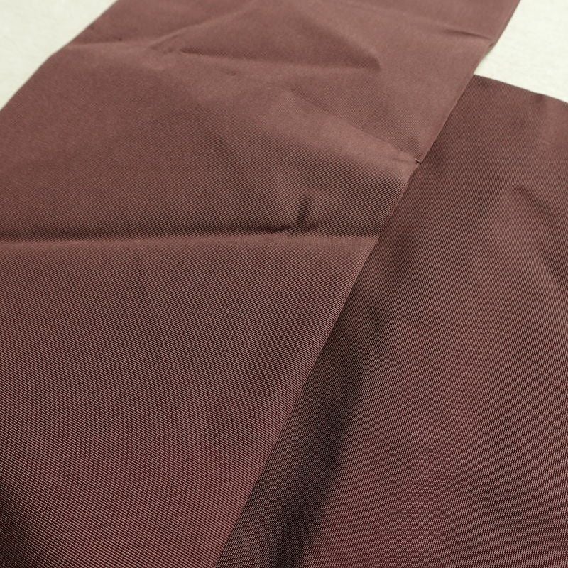 名古屋帯 太鼓柄 正絹 幾何学柄・抽象柄 名古屋仕立て なごや帯 リサイクル帯 帯 シンプル 小豆・エンジ_画像19