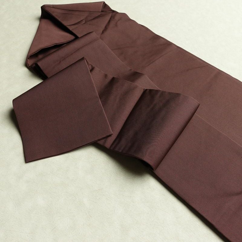 名古屋帯 太鼓柄 正絹 幾何学柄・抽象柄 名古屋仕立て なごや帯 リサイクル帯 帯 シンプル 小豆・エンジ_画像21