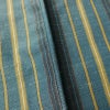 紬 ポリエステル 縞柄・線柄 袷仕立て 身丈163.5cm 裄丈66cm リサイクル着物 着物 モダン カジュアル 青・紺_画像10