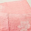 訪問着 絞り 綸子 正絹 古典柄 袷仕立て 身丈164cm 裄丈66.5cm リサイクル着物 着物 フォーマル 粋 ピンク_画像11